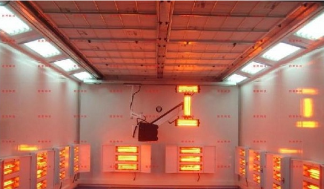 High temperature brake pad lamp