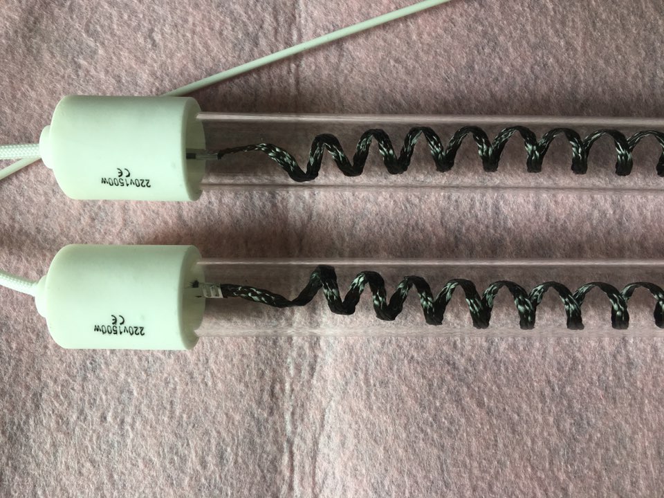 230 V 2000 W – Kohlenstofffaserverbund Infrarotheizlampe mit klarer Abstrahlfläche