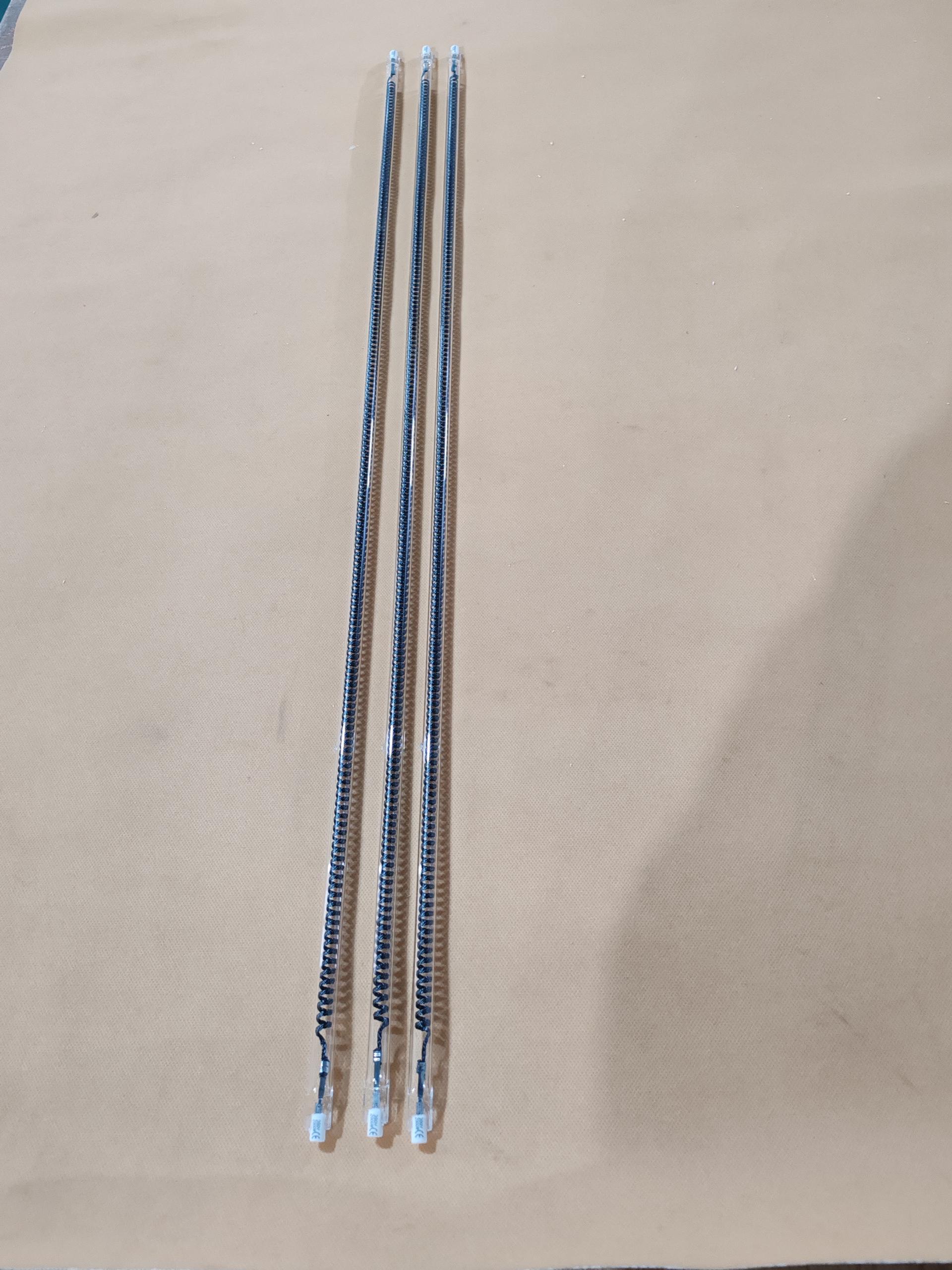 660mm 220v 1000w Clear Carbon Infrared Heating Lamp