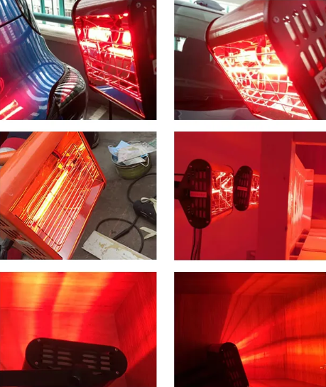 Industrial infrared for brake parts