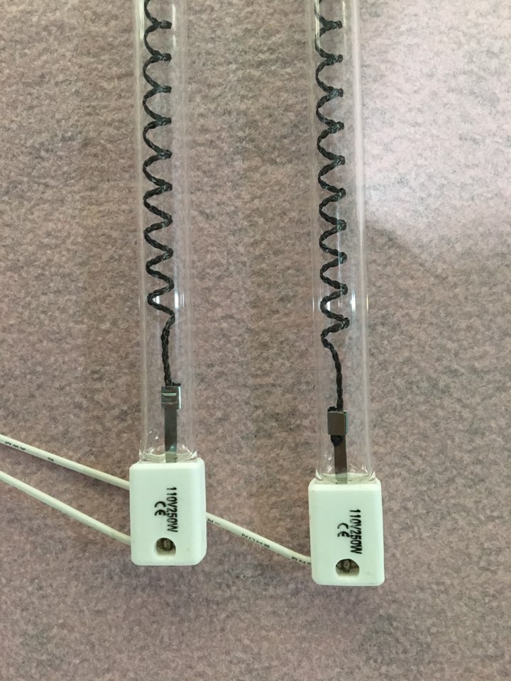 Lampada a filamento in fibra di carbonio