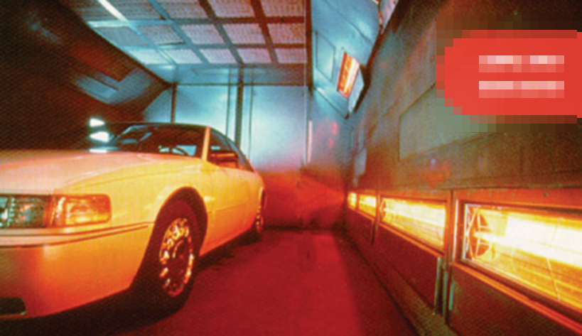 Infrared heater for brake pad